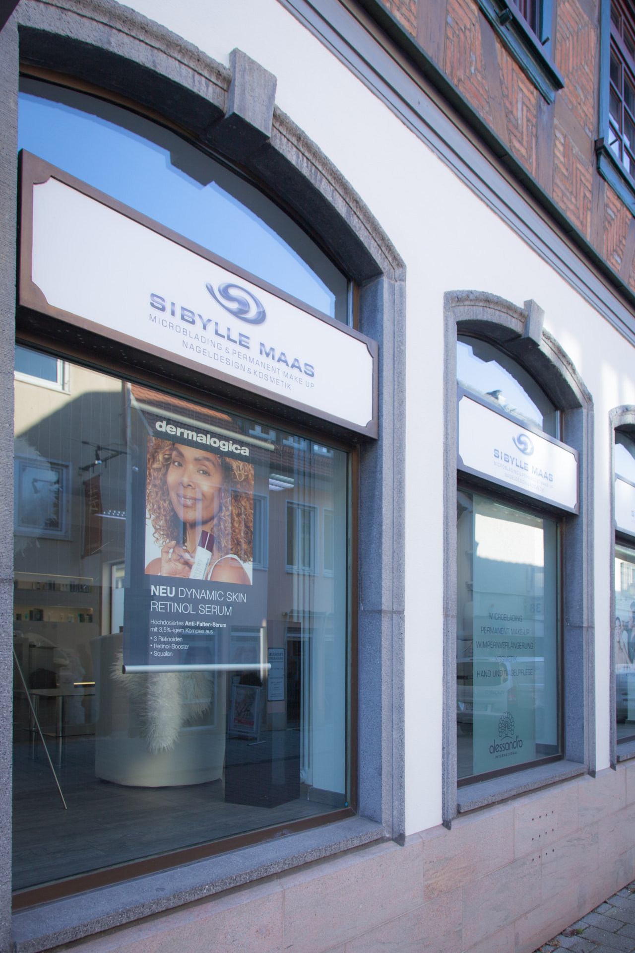 Außenansicht des Kosmetikstudios Sibylle Maas in Königstein